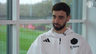 Bruno Fernandes reacts to Ruben Amorim joining Manchester United