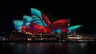 VIVID 2017, Sydney Opera house 15 minute light show in 2 minutes