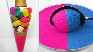 Very Satisfying and Relaxing Compilation 307 Kinetic Sand ASMR