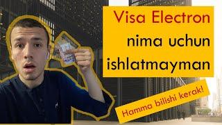 Visa kartalari orasida eng yomoni qaysi | Visa karta turlari