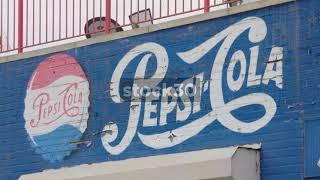 Pepsi Cola Sign At Riegelmann Boardwalk, Coney Island, Brooklyn, New York, USA