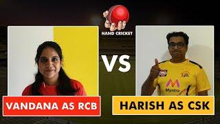 Hand Cricket - Chennai Super Kings vs Royal Challengers Bangalore | Simbly Sports