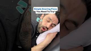 SNORING a problem? Try these simple solutions BEFORE invasive expensive ones! #snoring #sleep #tmj