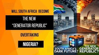 South Africa's energy crisis: The Rise of the 'New Generator Republic`