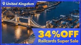 Up to 34% Off | UK Digital Railcards Super Sale!!! #travel #uk #train