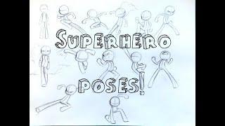 How to Draw Superhero Poses