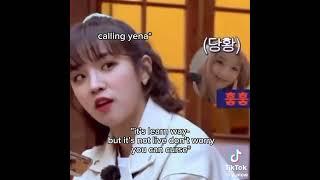 the way they both needed to warn yena first  #yena #yuqi #chaewon