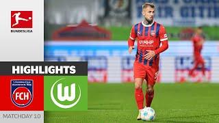 Important 3 Points! | 1. FC Heidenheim 1846 - VfL Wolfsburg 1-3 | Highlights | MD 10 – Bundesliga