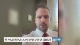 Michigan Republicans walk out of session Friday