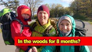 Family living in the woods for 8 months, hiking the Appalachian Trail in 2021.