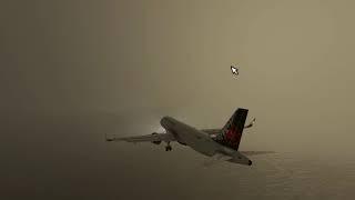 Microsoft Flight Simulator 2020 Vancouver low visibility Landing ILS 8R Airbus 320