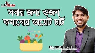 সবার জন্য ওজন কমানোর ডায়েট চার্ট