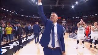 Sarunas Jasikevicius emotional after victory