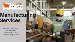 Manufacturing Industry Services at Record Nations