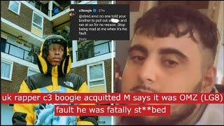 uk rapper C3 Boogie says it was OMZ LG8 fault he was fatally st**bed #ukdrill