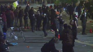 Portland police arrest 1 outside ICE facility after riot amid protest