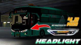 Bussid 4.2 headlights mod | MAYYLO YT | bussid mod | bus simulator indonesia mods | bus mod| livery