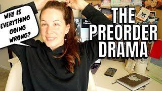 unexpected struggles with my preorder behind the scenes lol // self-published author vlog