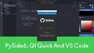 PySide6, Qt Quick, Material Design, VS Code And Python 3.9.1 - Tutorial Modern GUI - Part 1