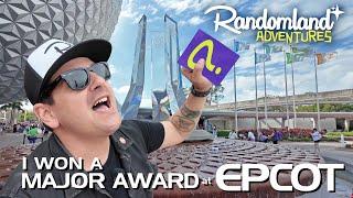 I WON A MAJOR AWARD AT EPCOT!