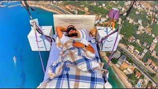 Flying Bedroom -Uçan Yatak Odası Siesta In the Sky Havada Şekerleme Paragliding-Yamaçparaşütü Alanya