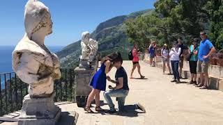 Proposta di Matrimonio Terrazza dell'infinito - Best wedding proposal The Infinity Terrace - Ravello