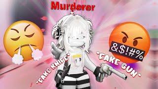  ТРОЛЮ ИГРОКОВ В MM2! *жëсткий троллинг*//mm2 roblox #funny #мм2 #роблокс #sheriff #murder