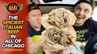 We Ate The Spiciest Italian Beef Sandwich In Chicago | Bari Foods