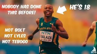 NOBODY has EVER done THIS at 18?! || HISTORY says he’s the next World’s FASTEST man?!