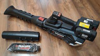 Parkside Performance 40V Turbine Leaf Blower PPTLBA 40-LI A1 - Disassembly and Test
