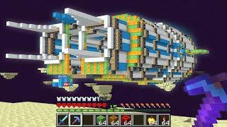 I Built A Working Spaceship In Hardcore Minecraft