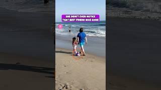 Kindness  on the Beach: Lost Teddy's Journey #kindness #beachday #shorts