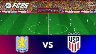 FC 25:  ASTON VILLA (w) vs. USWNT | Dec 2, 2024 | Women's Friendly | PS5 Gameplay