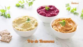 Trio de houmous