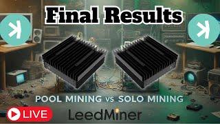 Kaspa Mining Final Results Live! | 30 Days of Pool vs Solo Mining Kaspa!