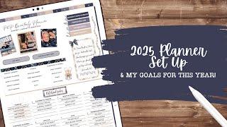 SUPER CHATTY! My 2025 Digital Planner Set Up in Goodnotes 6 & My Goals for 2025 