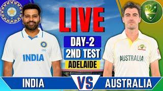 India vs Australia, 2nd Test, Day 2 | IND vs AUS Live Match | Live Cricket Match Today | Session 3