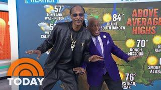 Watch Snoop Dogg take over the TODAY weather forecast