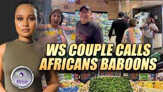 ''PROUD To Be RACIST''  Old White Couple Call Black People ''BABOONS'' At A Supermarket