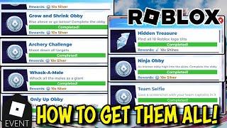 [EVENT] How To Get ALL QUEST BADGES in THE GAME HUB - Roblox