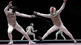 Cheung (HKG) v Mertine (FRA) [T32] | Men’s Foil Ind Fencing Highlights TOKYO 2020 Games