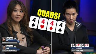 Maria Ho hits QUADS vs. Randy Lew after OWNING Phil Hellmuth and Phil Laak