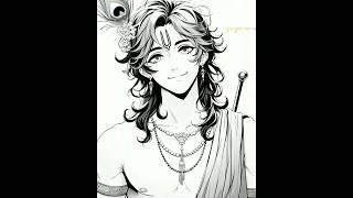 Shree Krishna Edit || Oxlade - Ku Lo Sa  || #shorts #shortsfeed