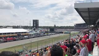 Mick Schumacher driving his Fathers Ferrari F2004 live at Hockenheim