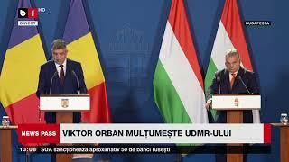 NEWS PASS CU L. CHIRIAC. VIKTOR ORBAN, ANUNȚ CRUCIAL DESPRE SCHENGEN. ORBAN MULȚUMEȘTE UDMR-ULUI P2