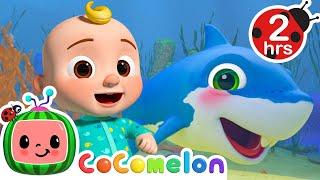  BABY SHARK KARAOKE! | 2 HOURS OF COCOMELON KARAOKE! | Sing Along With Me! | Moonbug Kids Songs