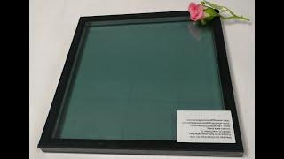 Green Reflective Insulated Glass DGU IGU produced by Shenzhen Sun Global Glass Factory