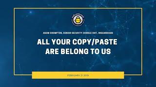 All Your Copy Paste Are Belong to Us