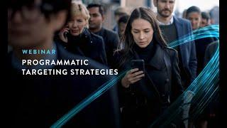 AUDIENCEX Webinar: Top Programmatic Targeting Strategies