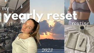 my yearly reset routine | starting 2023 the right way